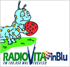 Il bruco Cippo Cippo e il logo di Radio Vita